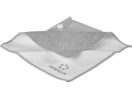 Renkforce RF-4534317, Mikrofiber, Grå, Vit, 180 mm, 180 mm, 1 styck