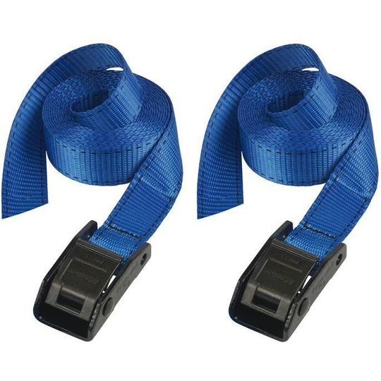 MASTER LOCK Paket med 2 bagageremmar - 2,5 mx 25 mm