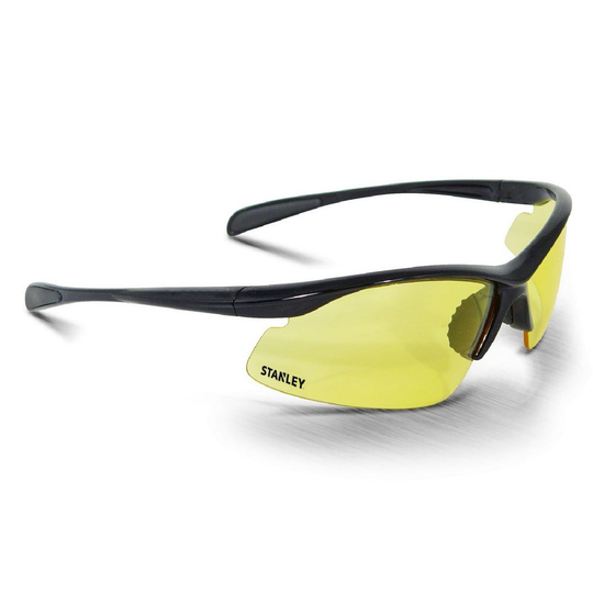 Stanley Unisex 10-Base böjda halvrams skyddsglasögon med 10 baser