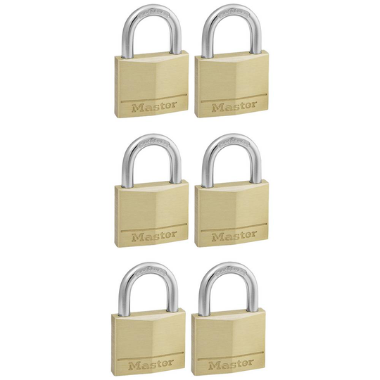 Master Lock P22214 Hänglås Guld, Silver Nyckel
