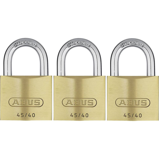 ABUS ABVS11825 Hänglås 39 mm Set 3 st Nyckel