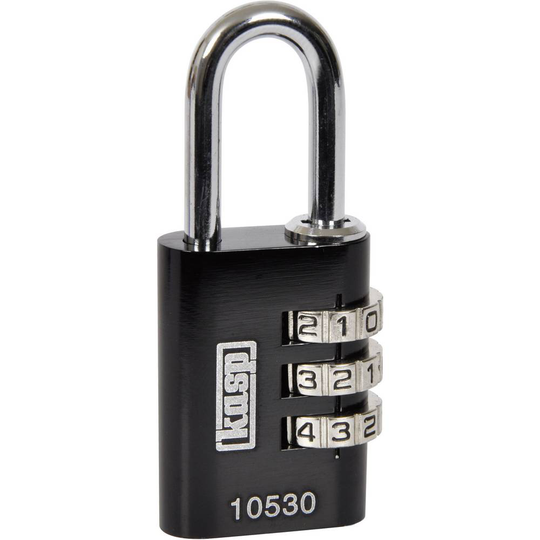 Kasp K10530BLAD Hänglås 30 mm Svart Kombination