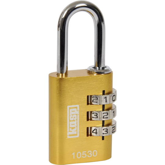 Kasp K10530YELD Hänglås 30 mm Gul Kombination