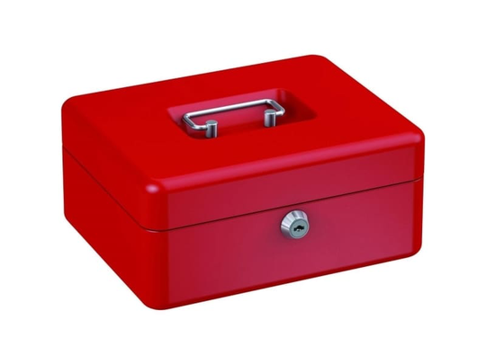 Basi 2100-0200-ROT Pengekasse (B x H x T) 200 x 90 x 160 mm Rød