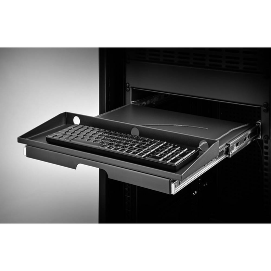 Renkforce RF-3429156 19 tum Nätverksskåplåda 2 U Töjbara Lämplig för skåpdjup: från 500 mm Svart