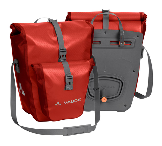 Vaude Aqua Back Plus 51L | 2-pack cykelväskor | Röd
