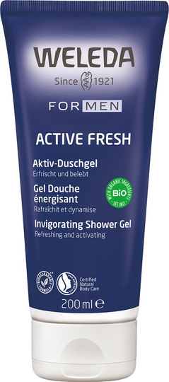 Weleda for Men - Active Fresh duschgel, 200ml
