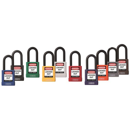 ABUS 74/40 Hänglås 90 x 38 mm, röd, 6-pack