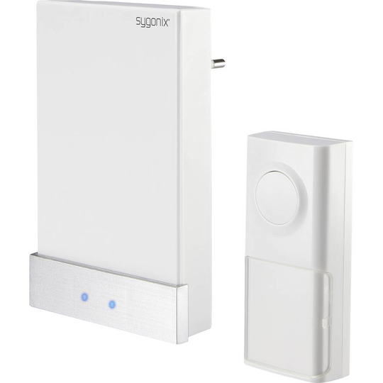 Sygonix 1417379 Trådlös dörrklocka Komplett set batterilös