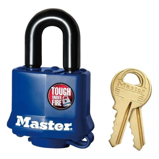 Master Lock 312EURD Laminerat stål Hänglås Termoplastlock 40mm