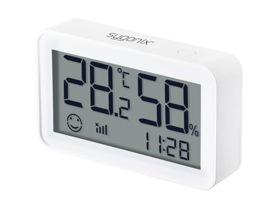 Sygonix Termo- /hygrometer app-baseret Hvid