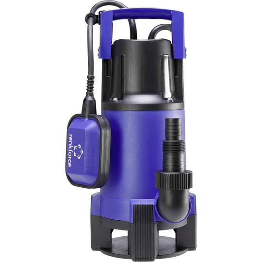 Renkforce 1519498 Smutsvattenpump dränkbar med säkerhetsplugg 13000 l/h 8 m