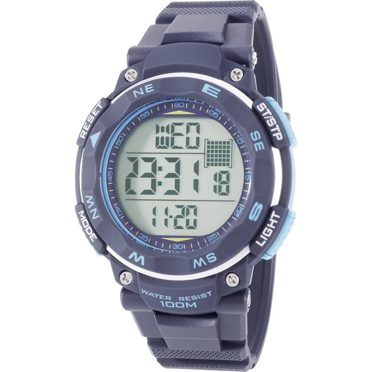 Renkforce Kvarts Armbandsur YP-11532-04 (Ø x H) 51 mm x 16 mm Blå