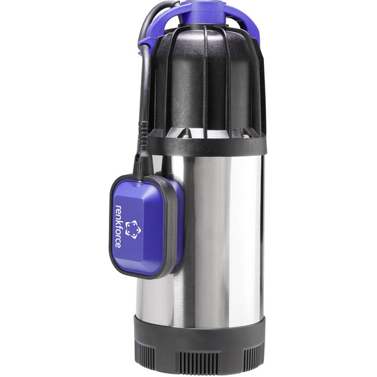 Renkforce 1519501 Tryckpump dränkbar med säkerhetsplugg 6500 l/h 30 m