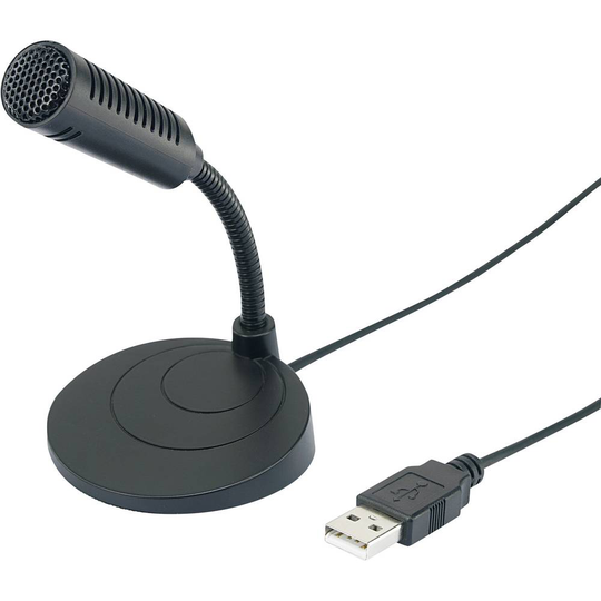 Renkforce UM-80 USB-mikrofon Sladd inkl. kabel
