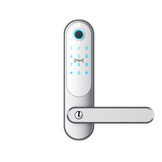 EasyAccess EasyFingerTouch Kodlås med fingeravtrycksläsare Vit