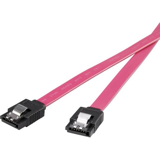 Renkforce Hårddisk Anslutningskabel [1x SATA hona 7-polig - 1x SATA hona 7-polig] 0.50 cm Röd