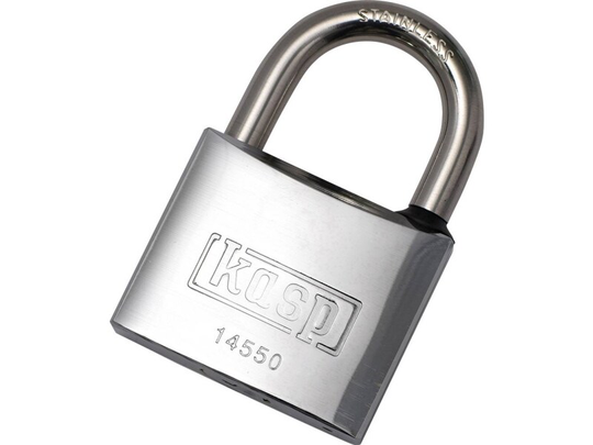 Kasp K14550D Hængelås 50 mm Forskellige Rustfrit stål Nøglelås