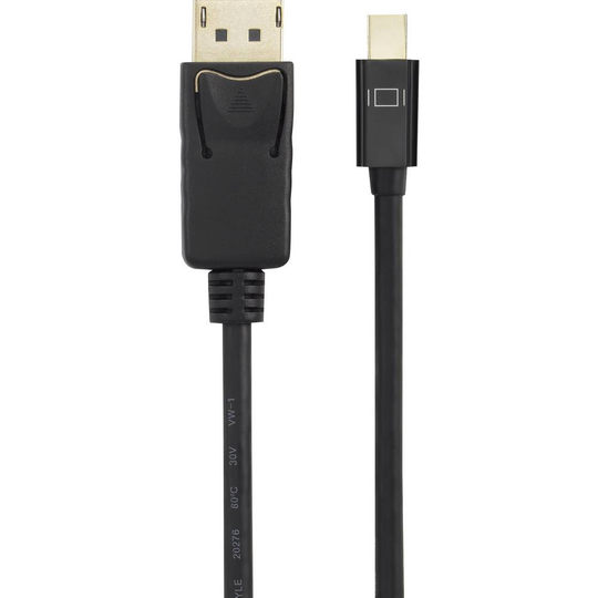 Renkforce RF-4538172 Mini-DisplayPort / DisplayPort Adapterkabel 1.00 m Svart