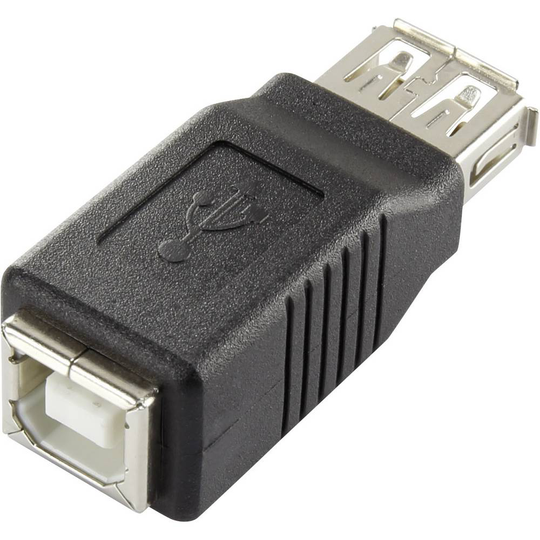 Renkforce USB 2.0 Adapter [1x USB 2.0 A hona - 1x USB 2.0 B hona] rf-usba-05 guldpläterad kontakt