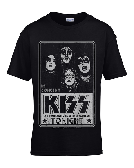 Kiss - Concert Poster Barn T-Shirt