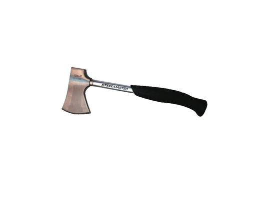 Stanley Stanley Steelmaster Beil, Karbon-Stahlkopf, Anti-Rutsch Griff, Klingenschutzhülle, 40mm Länge, 1-51-030, Yxa, Yxa, 1 styck, Stål, Svart, Rost