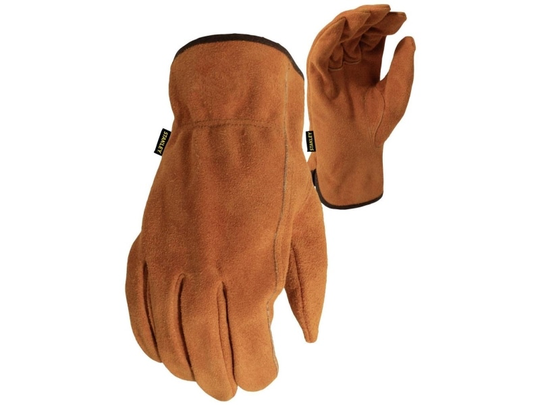 Stanley by Black & Decker Stanley Cowhide Leather Driver Size 10 SY710L EU Spaltlæder fra okse Arbejdshandske Størrelse (handsker): 10, L 1 Paar