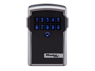 MASTER LOCK 5441EURD, Väggkassaskåp, Grå, Elektronisk, nyckel, Batteri, 83 mm, 59 mm