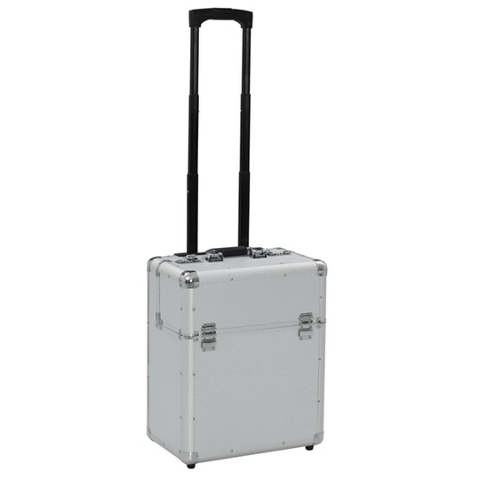 Pilotväska 39X47X25 Cm Silver Aluminium