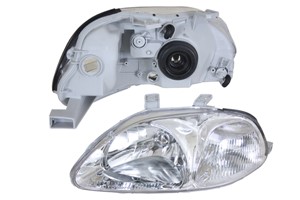 Strålkastare, Vänster, HONDA CIVIC Hatchback VI, CIVIC Sedan VI, 33151SO4G01, 33151SO4Q01