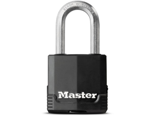 Master Lock Excell No. M115 - Hänglås - nyckel - 4 stift - svart
