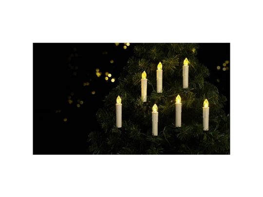 Sygonix SY-4531628 Juletræsbelysning Indvendigt Batteridrevet Antal pærer 20 LED (RGB) Varmhvid