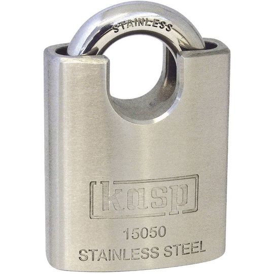 Kasp K15050D Hänglås 50 mm Silver Nyckel