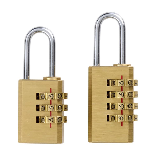 Nor-Tec Hänglås med kod 2-pack