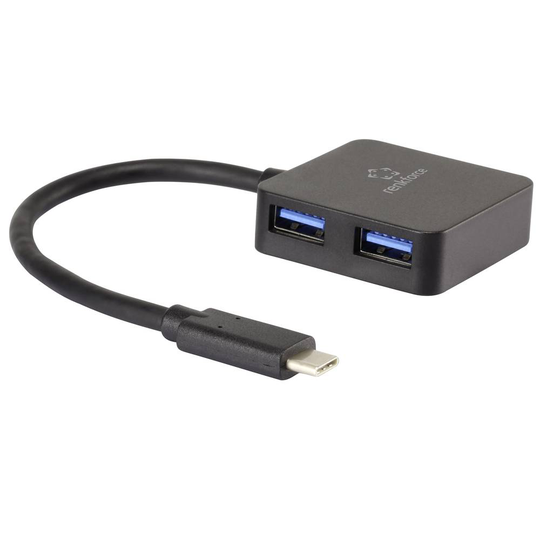 Renkforce 4 Port USB-Hub 3.0 Svart