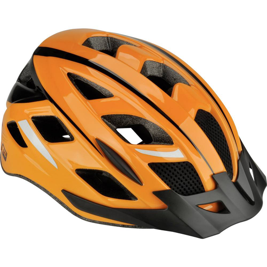 FISCHER FAHRRAD Urban Sport S/M MTB-hjälm Orange, Svart Klädstorlek=M