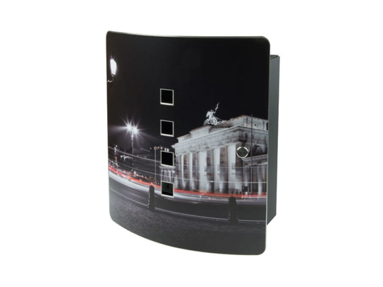 BURG-WÄCHTER 6204/10 NI BERLIN NACHT, Nyckelfodral, Multifärg, Rostfritt stål, Rektangel, 210 mm, 240 mm