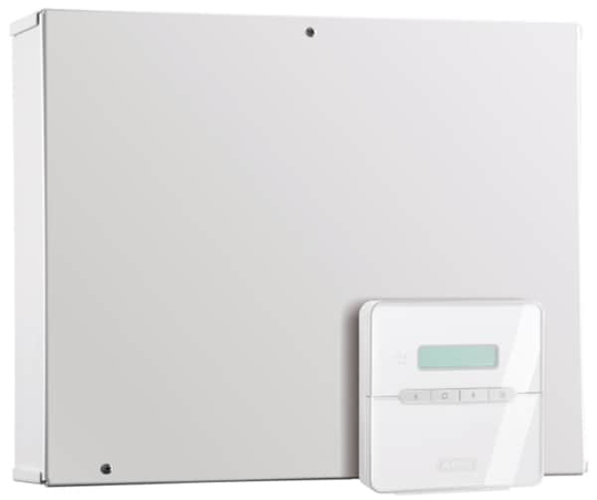 ABUS AZ4200, Telfonnät, -10 - 40 ° C, Metallisk, Vit, Knappar, LCD, Akrylnitrilbutadienstyren (ABS), Metall