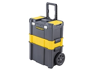Stanley Essential, Hård verktygsväska, Plast, Grå, Gul, Gångjärn, 475 mm, 285 mm