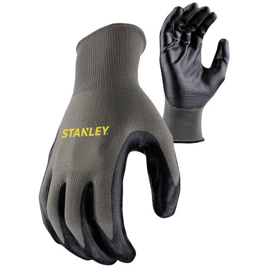 Arbetshandske Storlek (handskar): 10, L Stanley by Black & Decker STANLEY Smooth Nitrile Dipped Size 10 SY580L EU 1 par