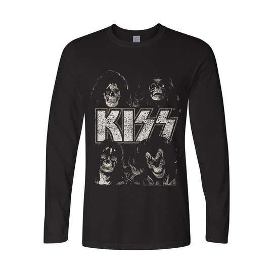 Kiss Skulls Longsleeve T-Shirt
