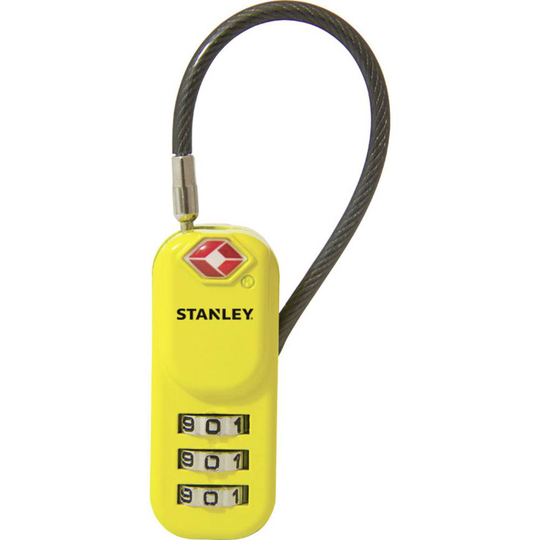 Stanley 81161 393 401 Hänglås 20 mm TSA Gul Kombination