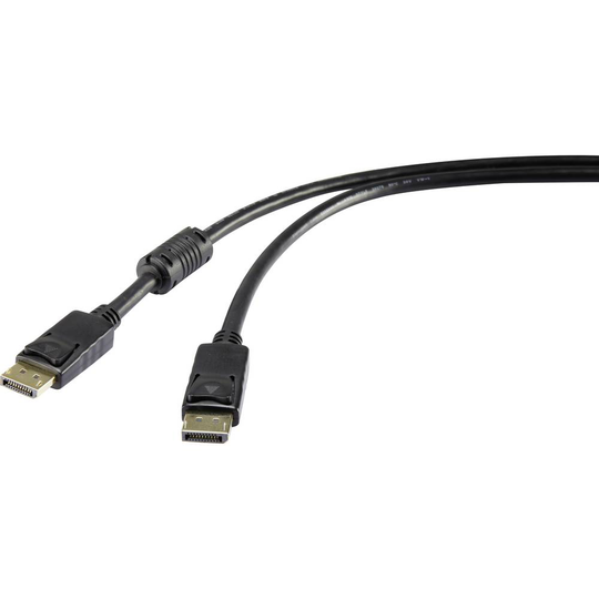 Renkforce RF-4212207 DisplayPort Anslutningskabel 4.50 m Svart