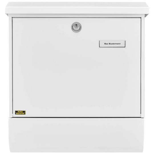 Burg Wächter 31425 SET VARIO 86720 W (EC) Brevlåda Stål Vit Nyckel