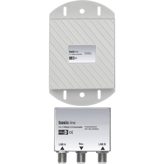 DiSEqC-switch Renkforce 2 (2 satellit / 0 markbunden)