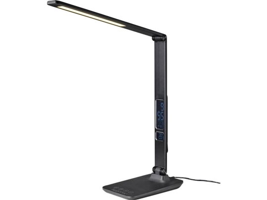 Sygonix SY-4746618 LED-skrivebordslampe 10 W Sort