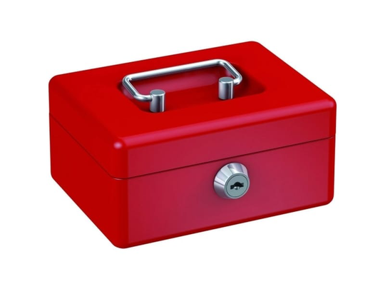 Basi 2100-0100-ROT Pengekasse (B x H x T) 125 x 60 x 95 mm Rød