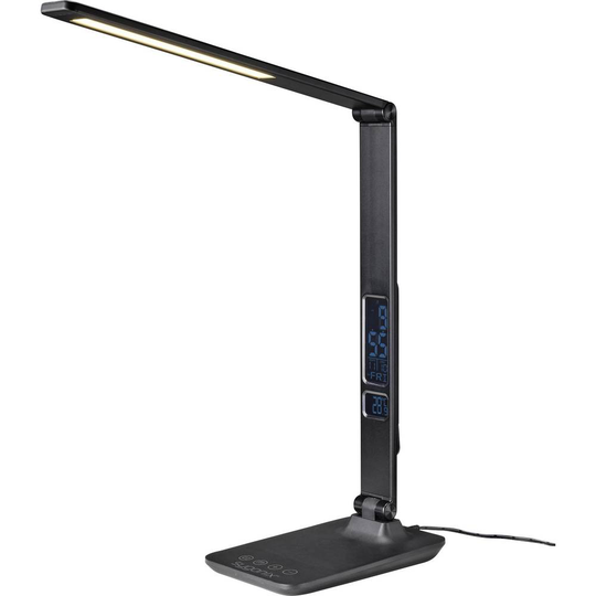 LED-skrivbordsbelysning 10 W Sygonix SY-4746618 Svart