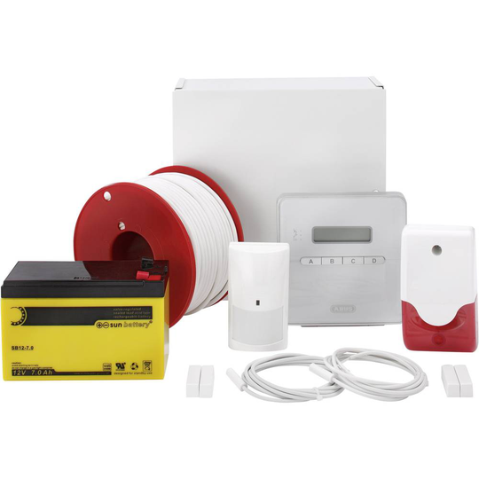 ABUS Larmsystem-set Terxon SX AZ4298 Larmzoner 8x trådbundna, 1x sabotagezon