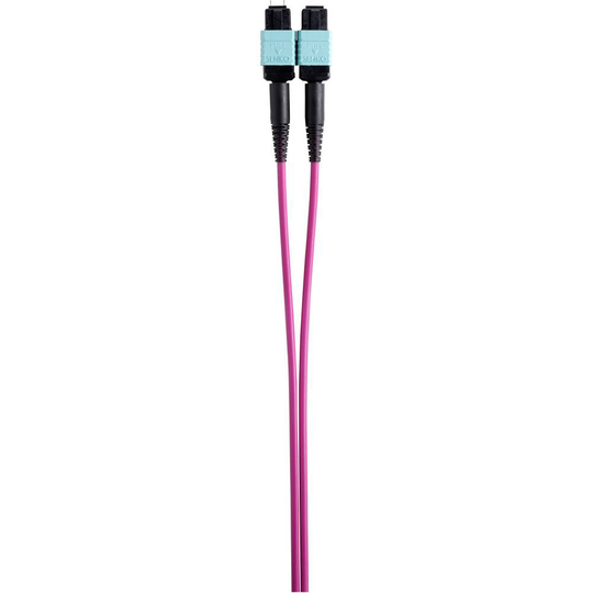 Renkforce Fiberoptik LWL Anslutningskabel [1x MPO Honkontakt - 1x MPO Hankontakt] 50/125 µ Multimode OM4 1.00 m